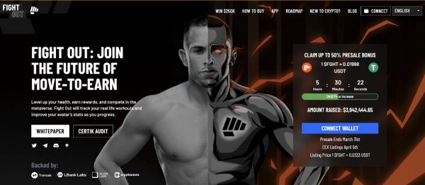 Move to Earn Platform Fight Out to List on XT.com 5th April – Nearly $4 Million Raised, Buy Before Price Increase
